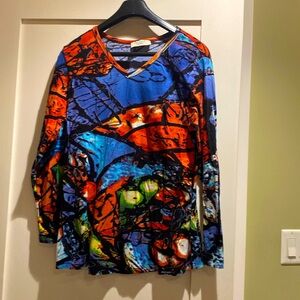 Ladies large long sleeved top by Orientique Naturally Australian